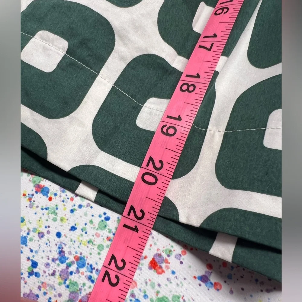 Boden Green Pleated retro print skirt, US6, UK12 - Picture 9 of 9